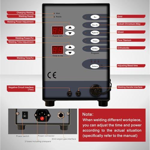 Jewelry Permanent Welder Machine,100A Pulse Arc Spot Welder Kit for Seamless Bracelets & Chains, Gold Silver Welding Tool with Foot Pedal