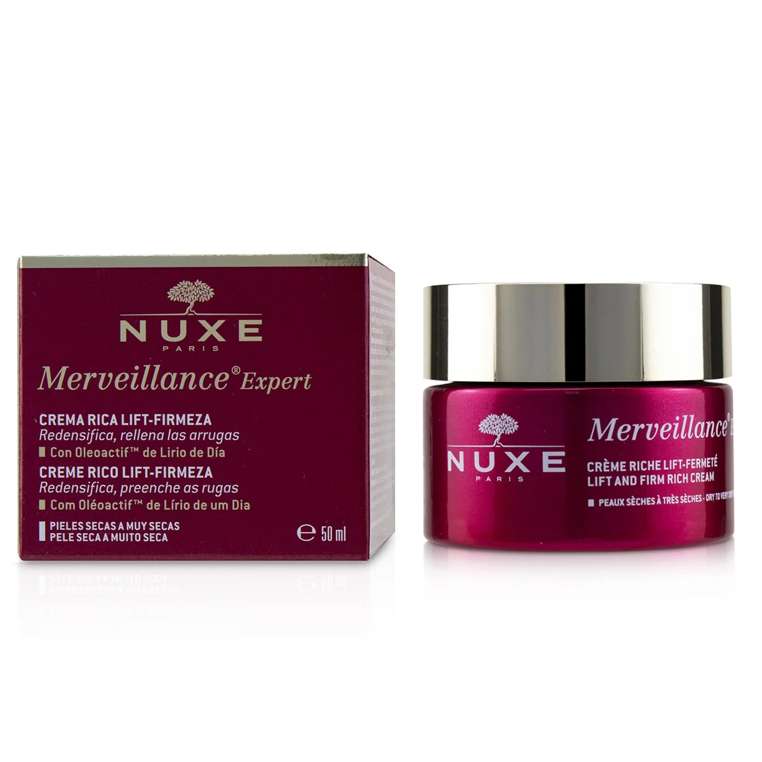 Nuxe Merveillance Expert Anti-Wrinkle Rich Cream (For Dry Skin)  50ml/1.7oz