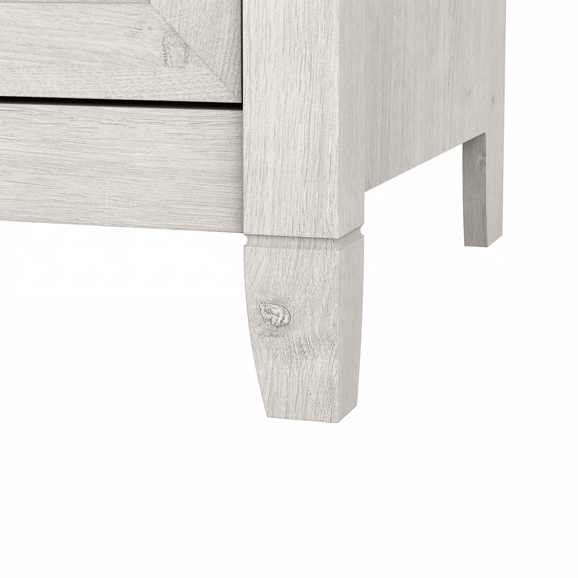 Bush Furniture Key West Lateral File Cabinet, 2 Drawer, Linen White Oak