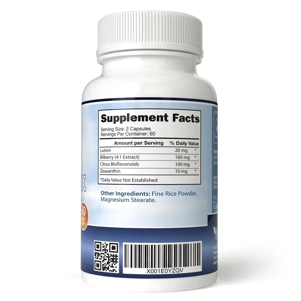 Total Eye Complex, Eye Vitamins with Lutein & Bilberry (120 Capsules)