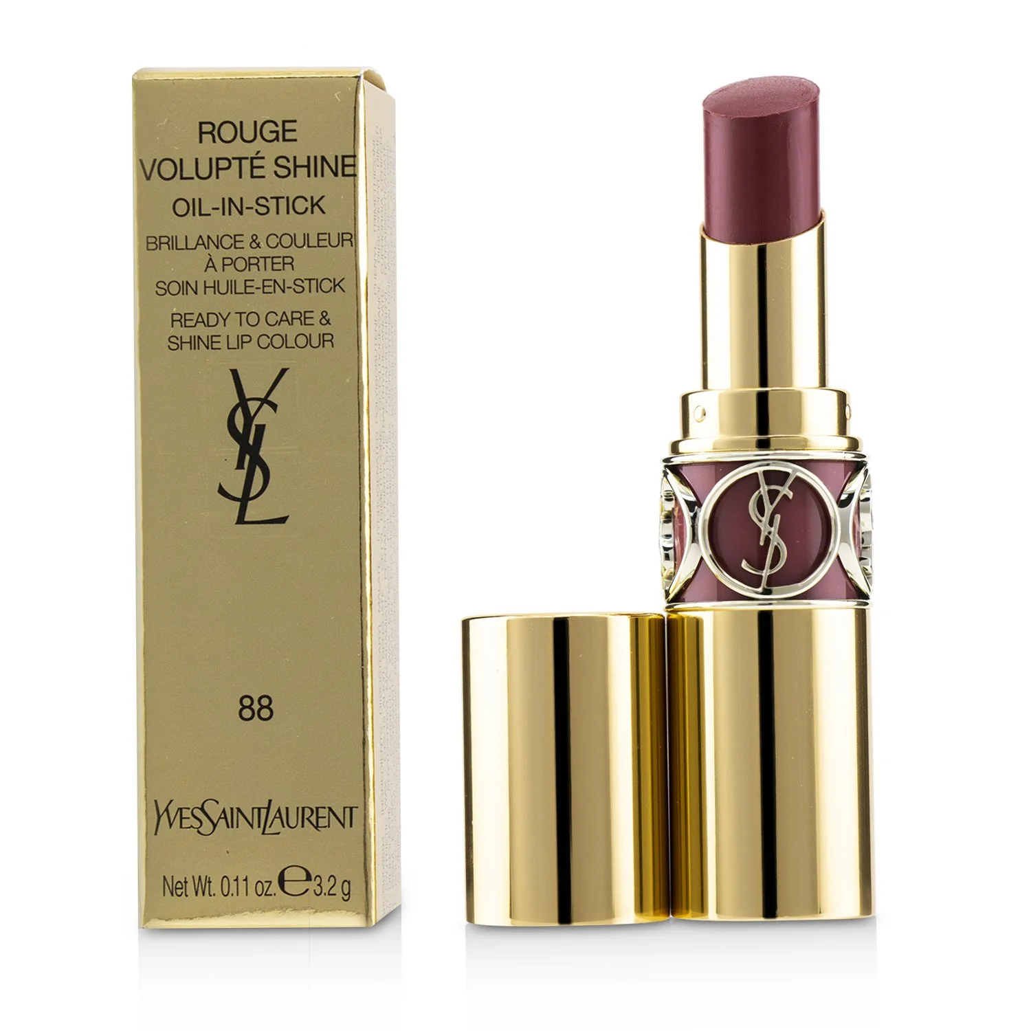 Yves Saint Laurent Rouge Volupte Shine - # 130 Burnt Suede  3.2g/0.11oz