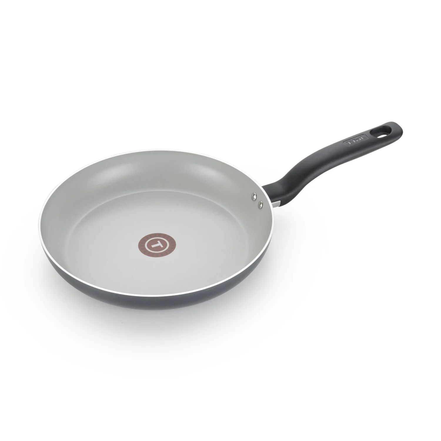 T-fal Initiatives Ceramic Cookware, Fry Pan, 12 inch, Black