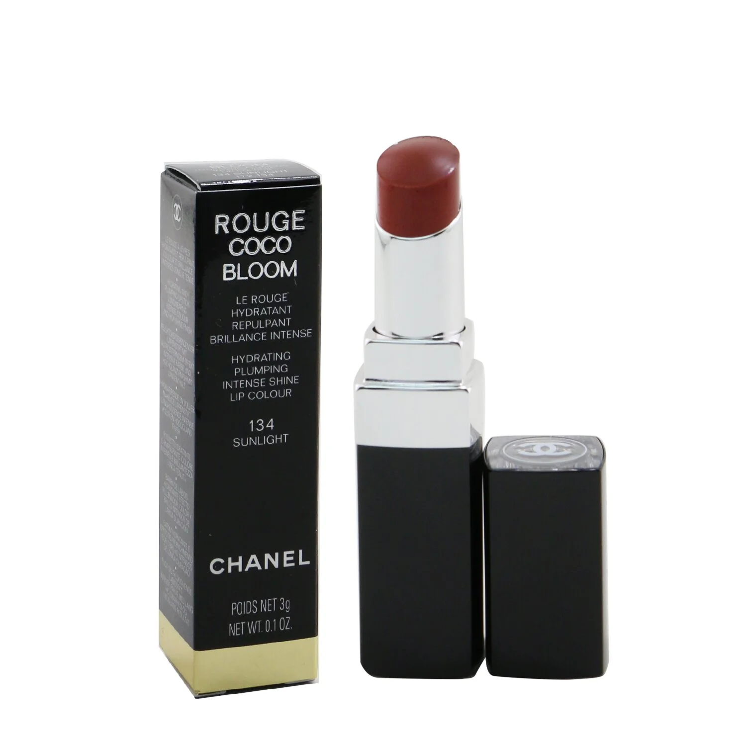 Chanel Rouge Coco Bloom Hydrating Plumping Intense Shine Lip Colour - # 132 Vivacity  3g/0.1oz
