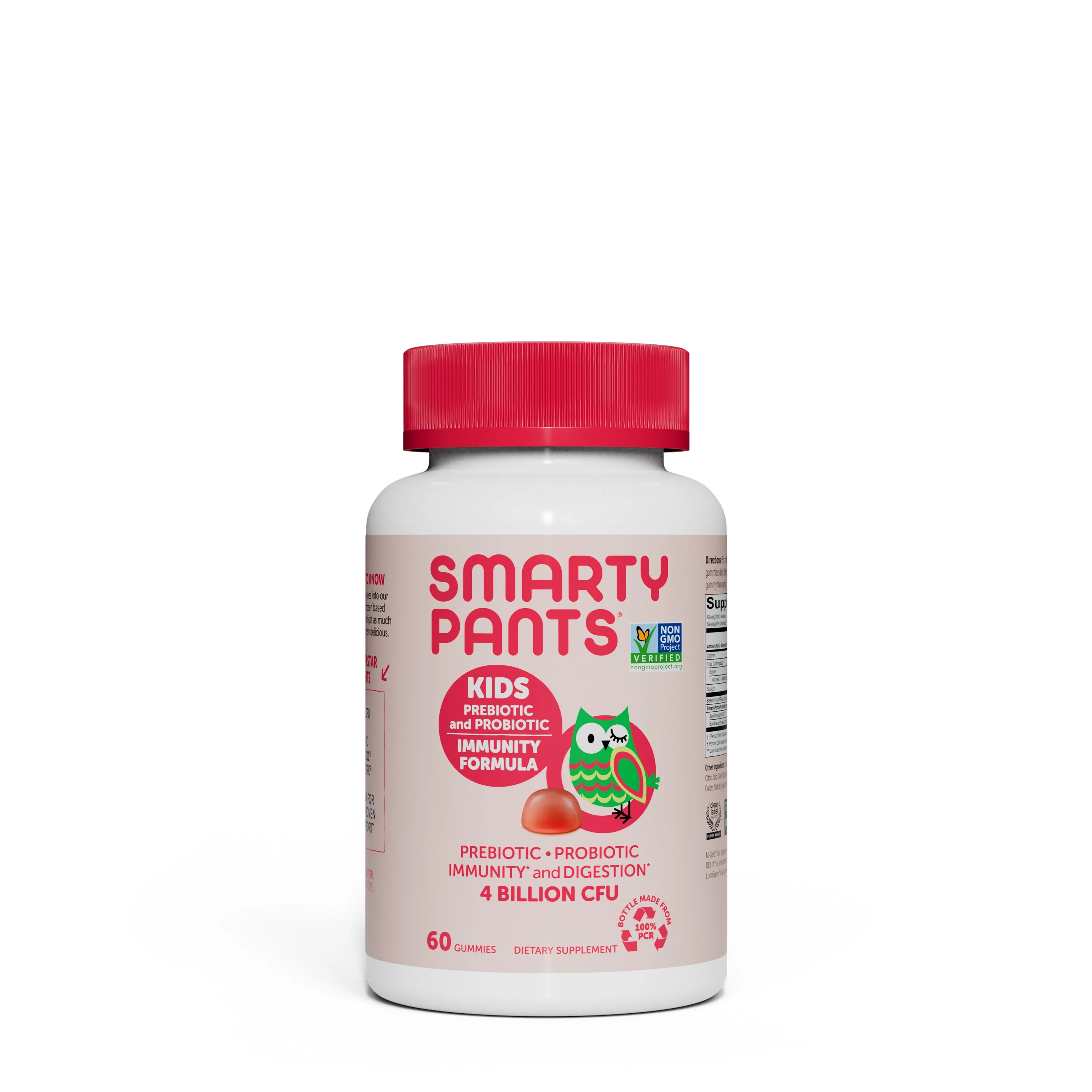 SmartyPants Kids Prebiotic & Probiotic Immunity & Digestive Health Gummy Vitamins - Strawberry CrÃ¨me - 60ct