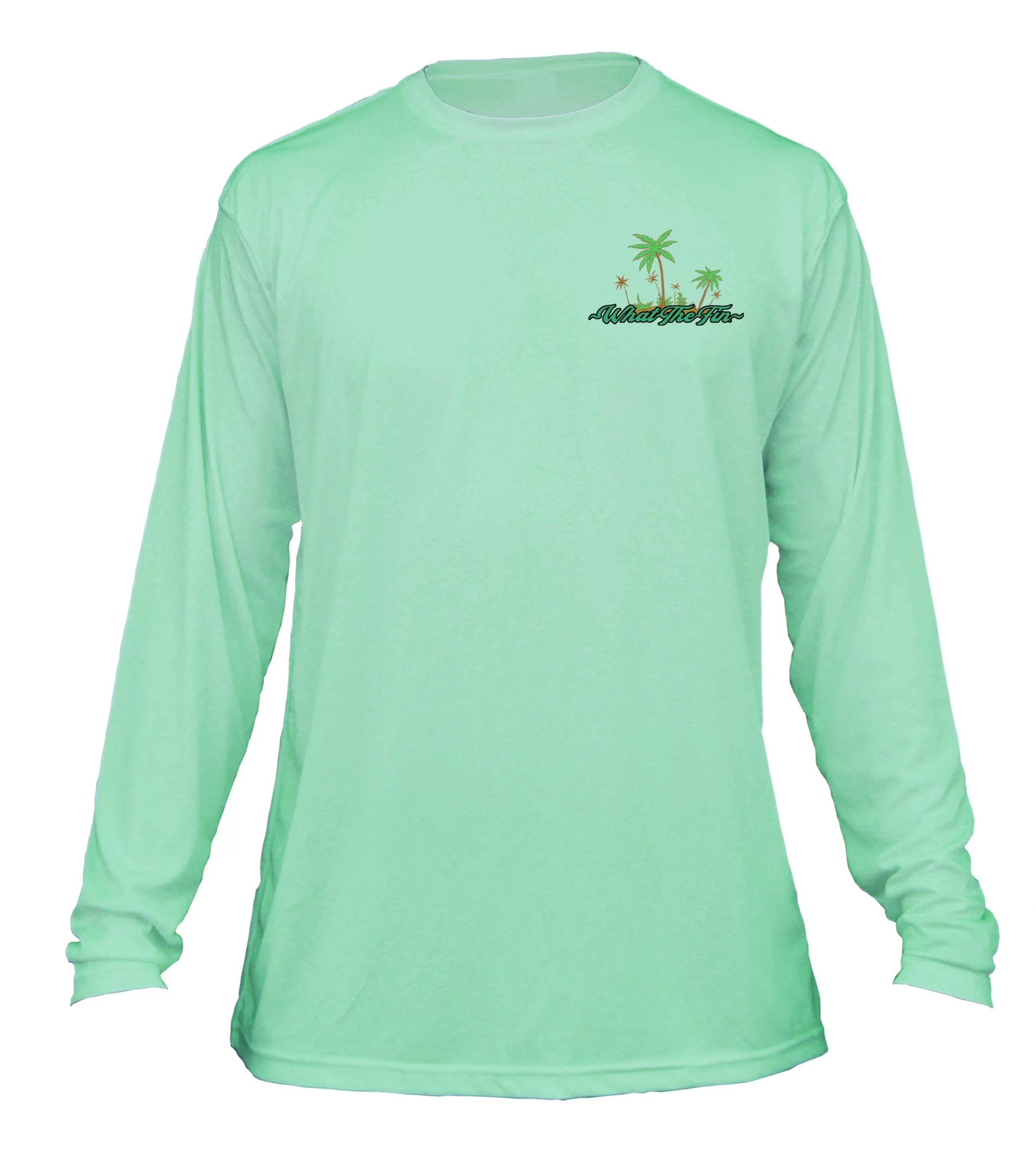 WTF - What The Fin? Long-Sleeve Performance Wicking Shirt - Gator