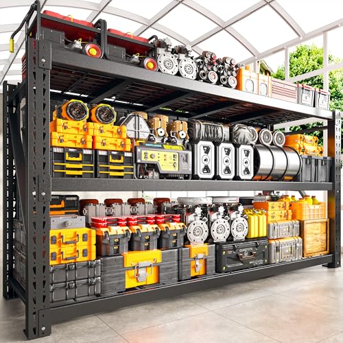 Bepatio 8000LBS Garage Shelving Heavy Duty, 77