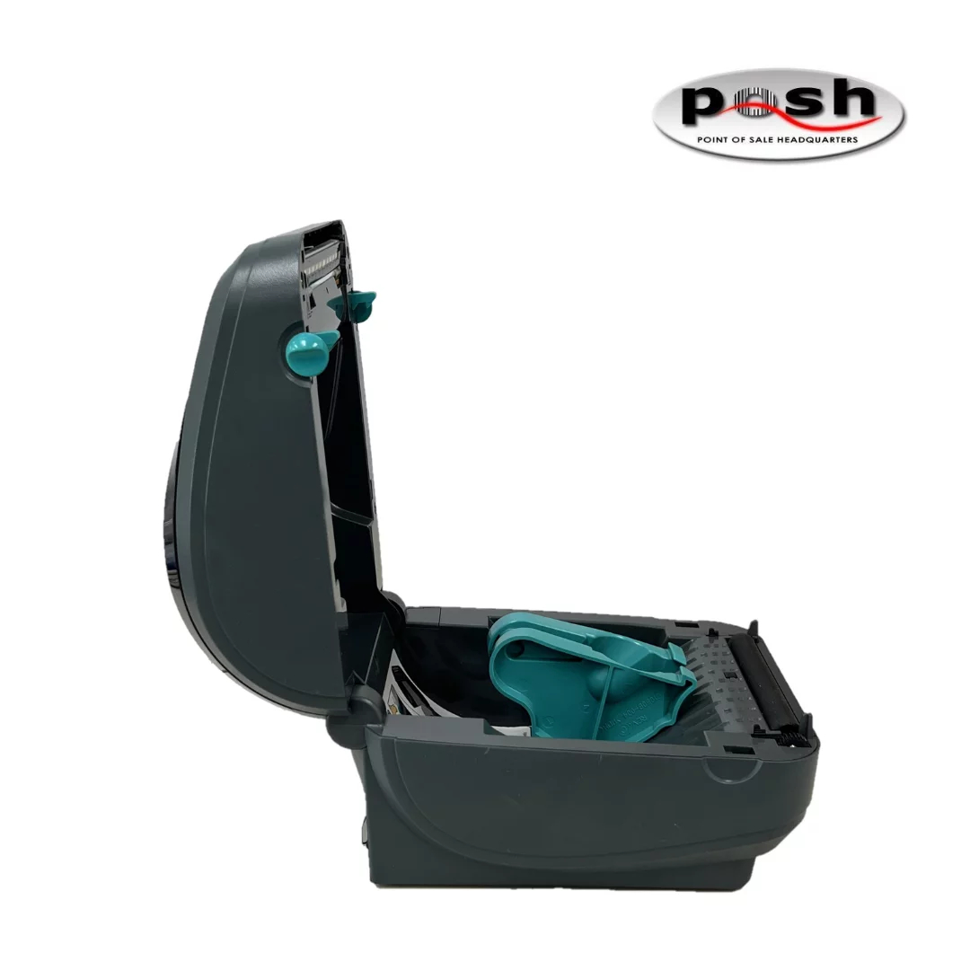 Zebra GX430d Direct Thermal Monochrome Desktop Label Printer - W/ Power Supply