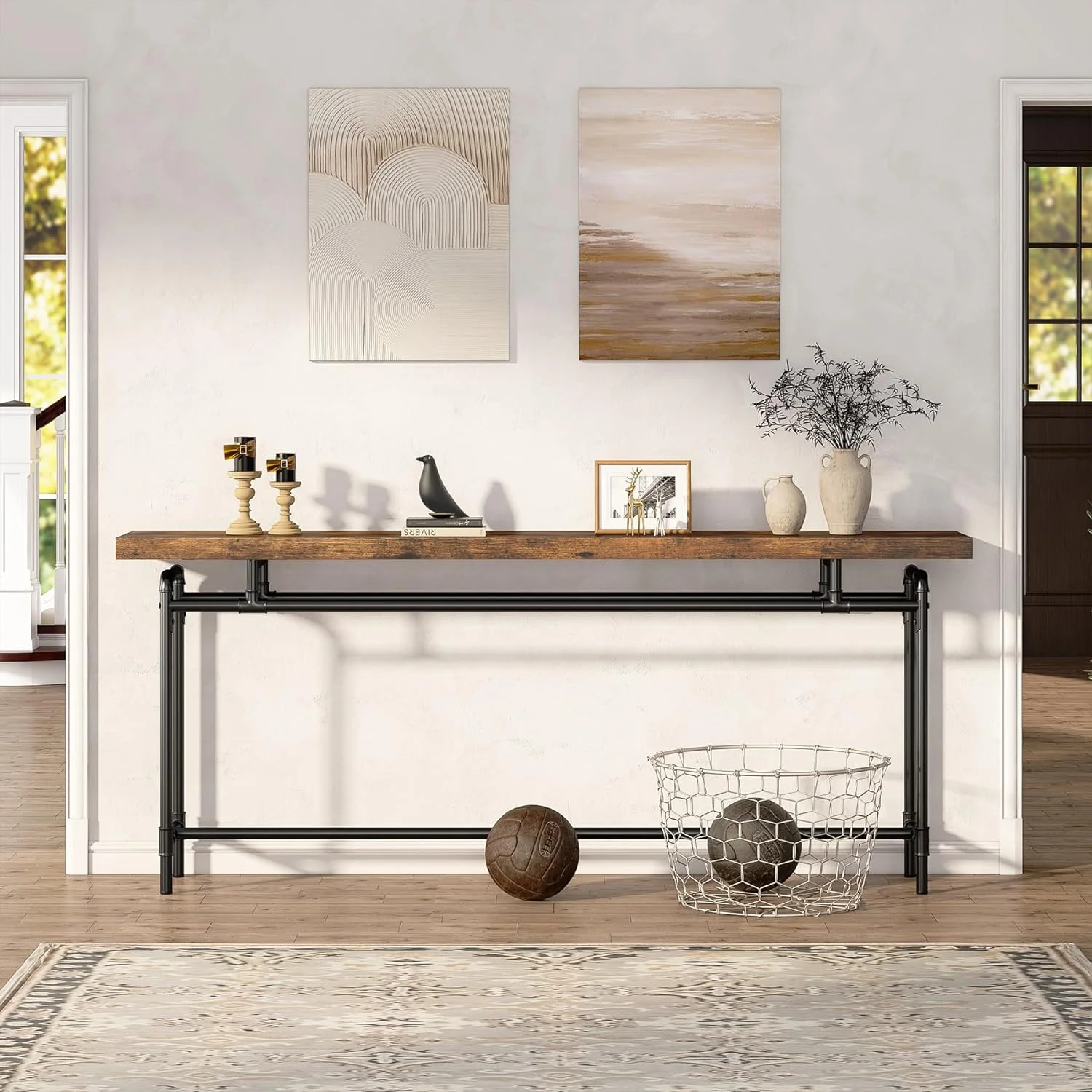 Tribesigns Console Table, 70.9 Inches Extra Long Sofa Table, Entryway Hallway Foyer Table for Entrance, Living Room