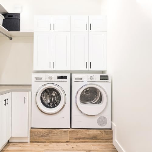 Brookings Shaker Unassembled Bridge Wall Kitchen Cabinet W3018, 30 W x 12 D x 18 H, Painted White with Sherwin Williams®, Solid Wood – Design House, 561662