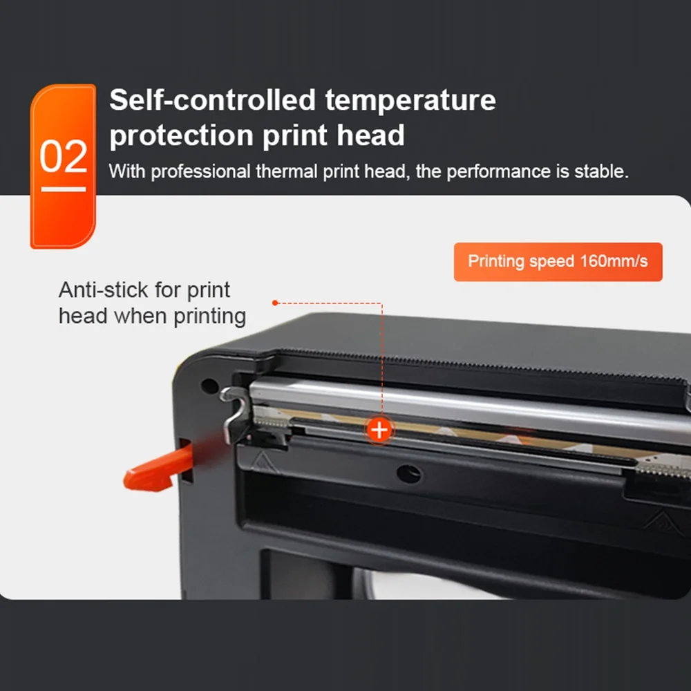 Nebublu Label Printer,In One Label One Label Maker Compatible WithThermal Label Printer Paper Compatible With Sticker Printer Paper Maker Wired Usb+lan Thermal Sticker Printer All In One