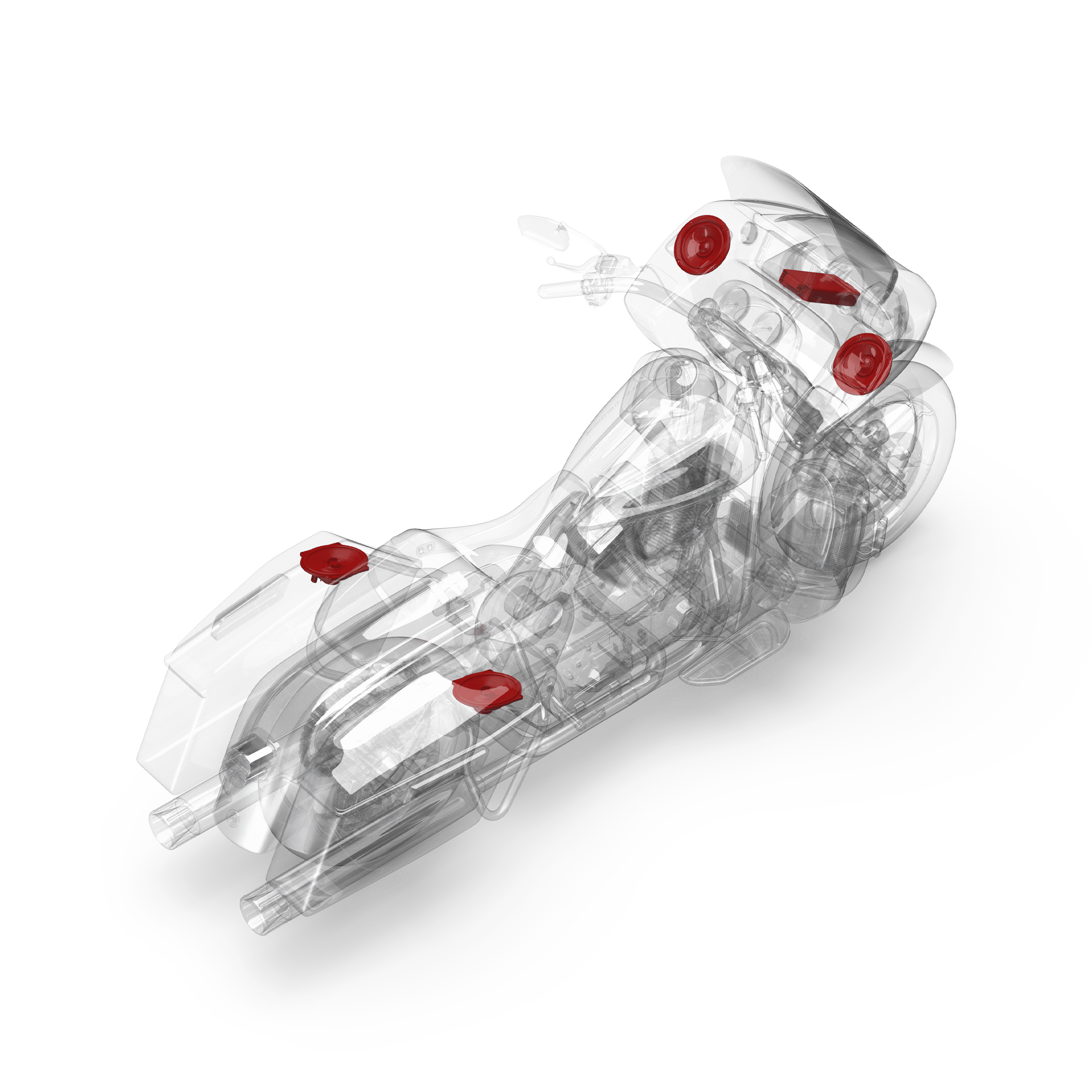 Rockford Fosgate HD14CVO-STG2 Fairing Speakers, Saddlebag Speakers and 800-Watt Amplifier Kit for Select 2014+ Harley Davidson Road Glide CVO & Street Glide CVO Motorcycles