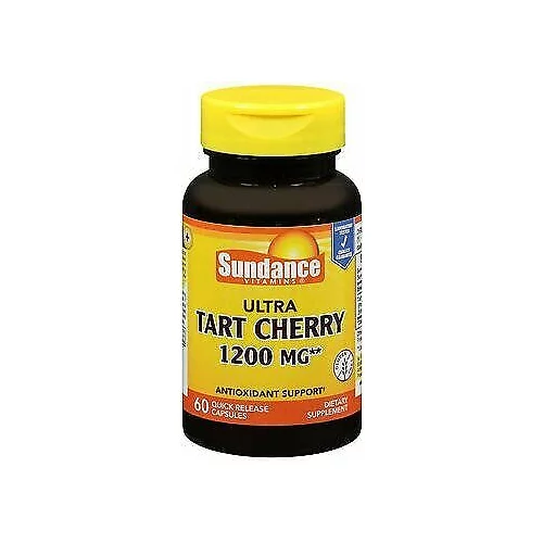 Sundance Vitamins Ultra Tart Cherry 1200 mg, 60 ea (Pack of 4)