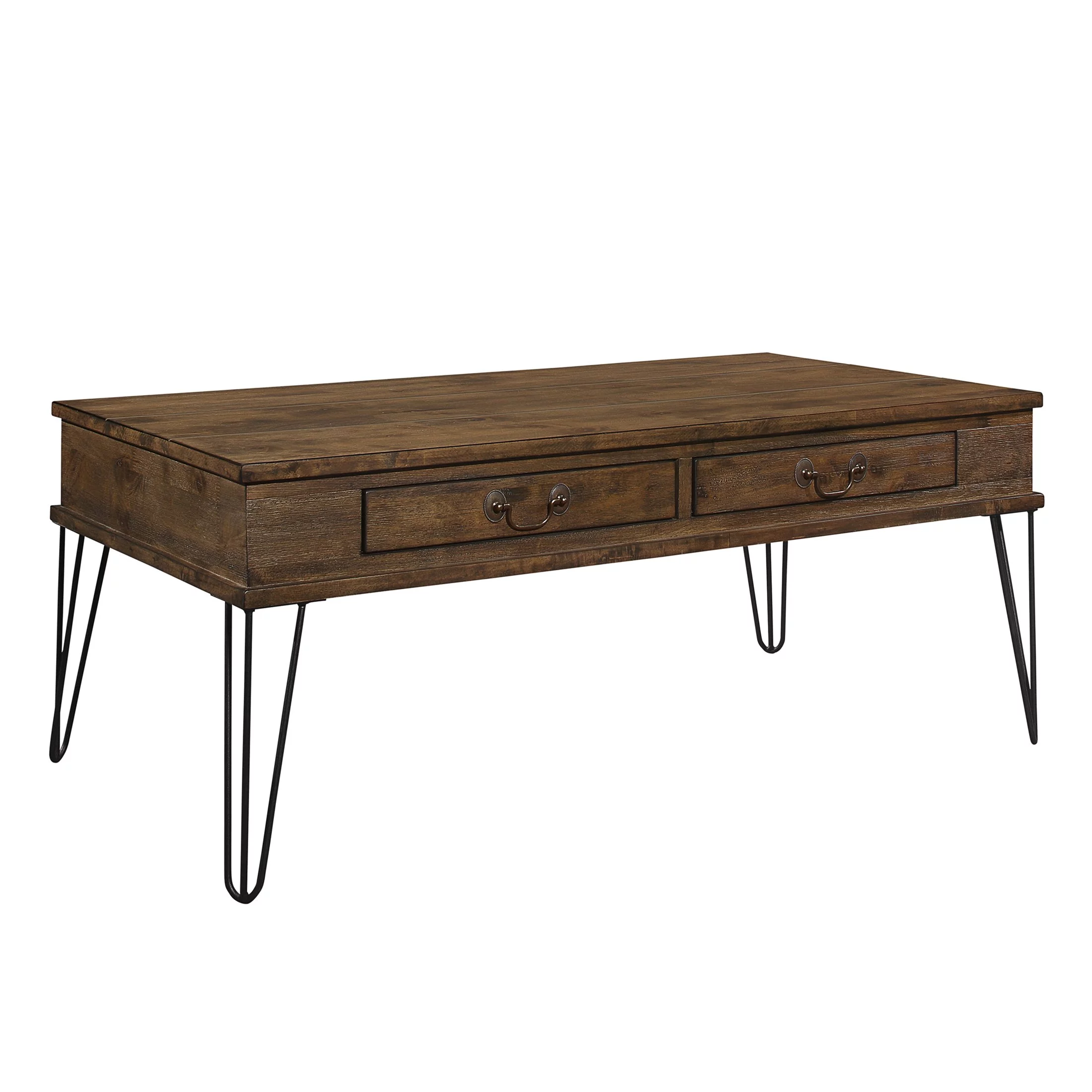 OakvillePark Culbertson Rectangular Coffee Table, Rustic Oak