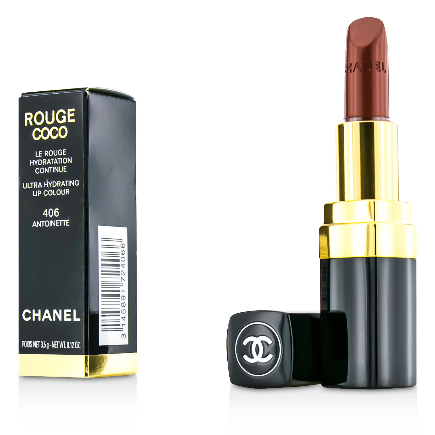 Chanel Rouge Coco Ultra Hydrating Lip Colour - # 424 Edith  3.5g/0.12oz