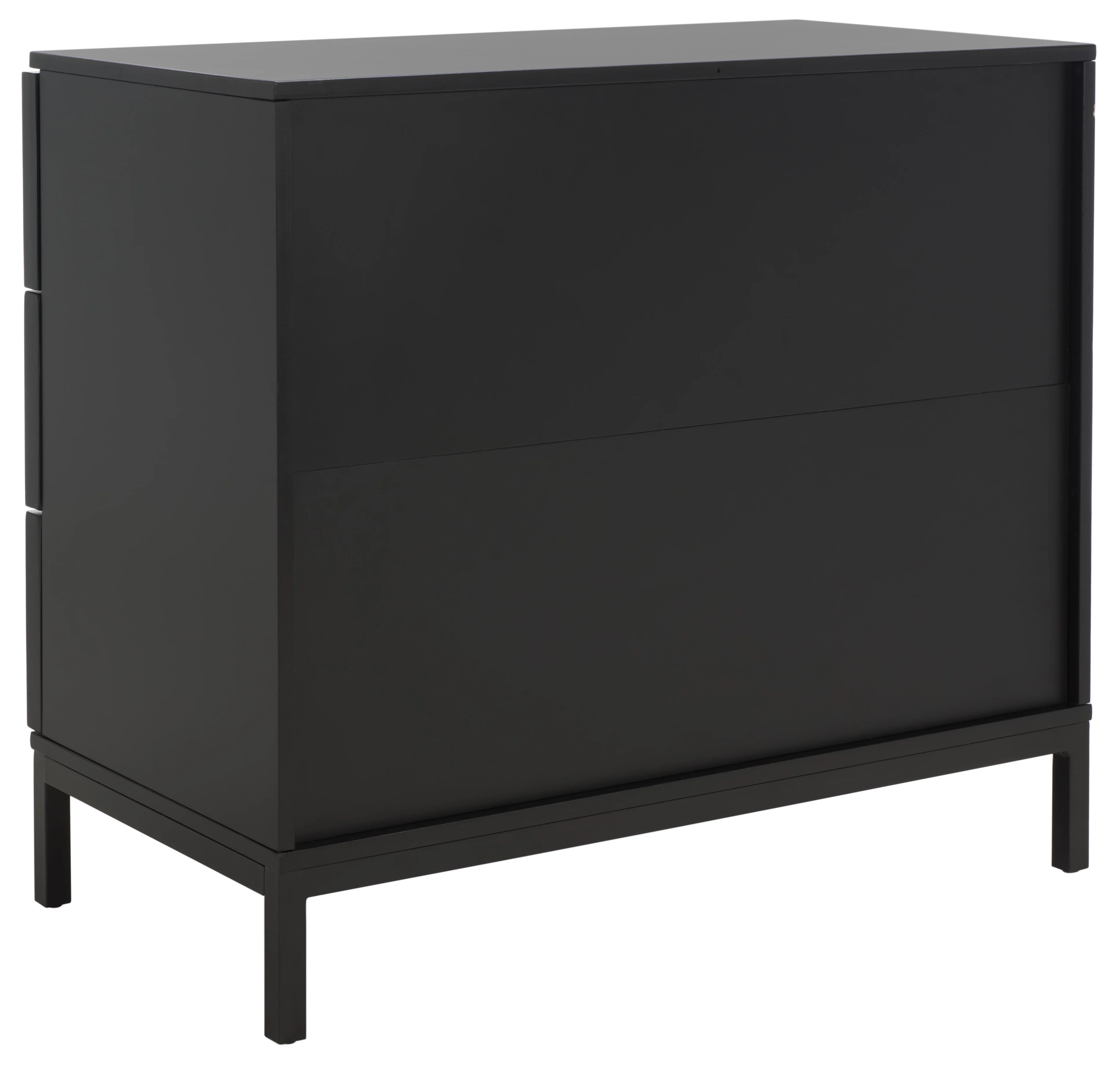 SAFAVIEH Genevieve Mid-Century Retro 3 Drawer Dresser, White/White Washed (36 in. W x 18 in. D x 36 in. H)