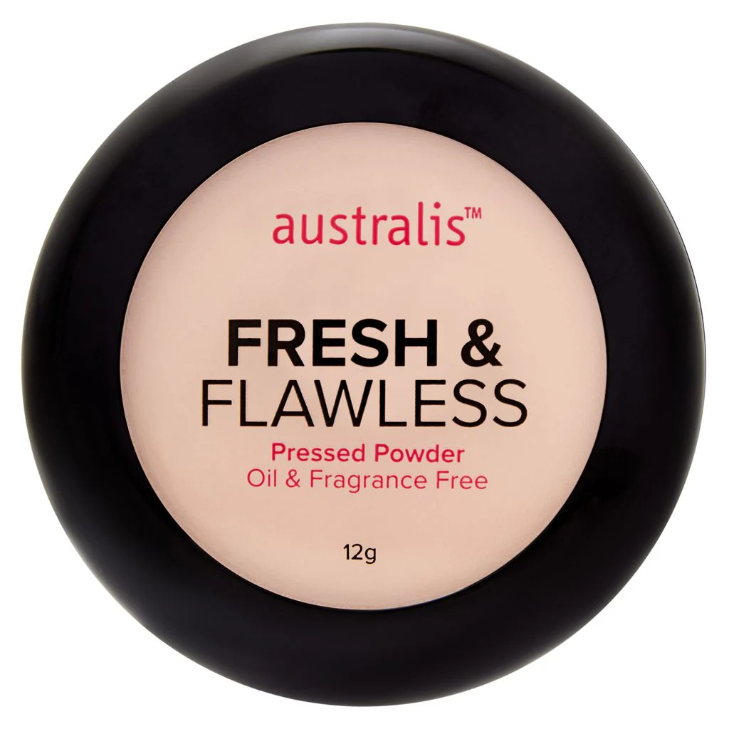 Australis Fresh & Flawless Pressed Powder 11g Darkest Brown