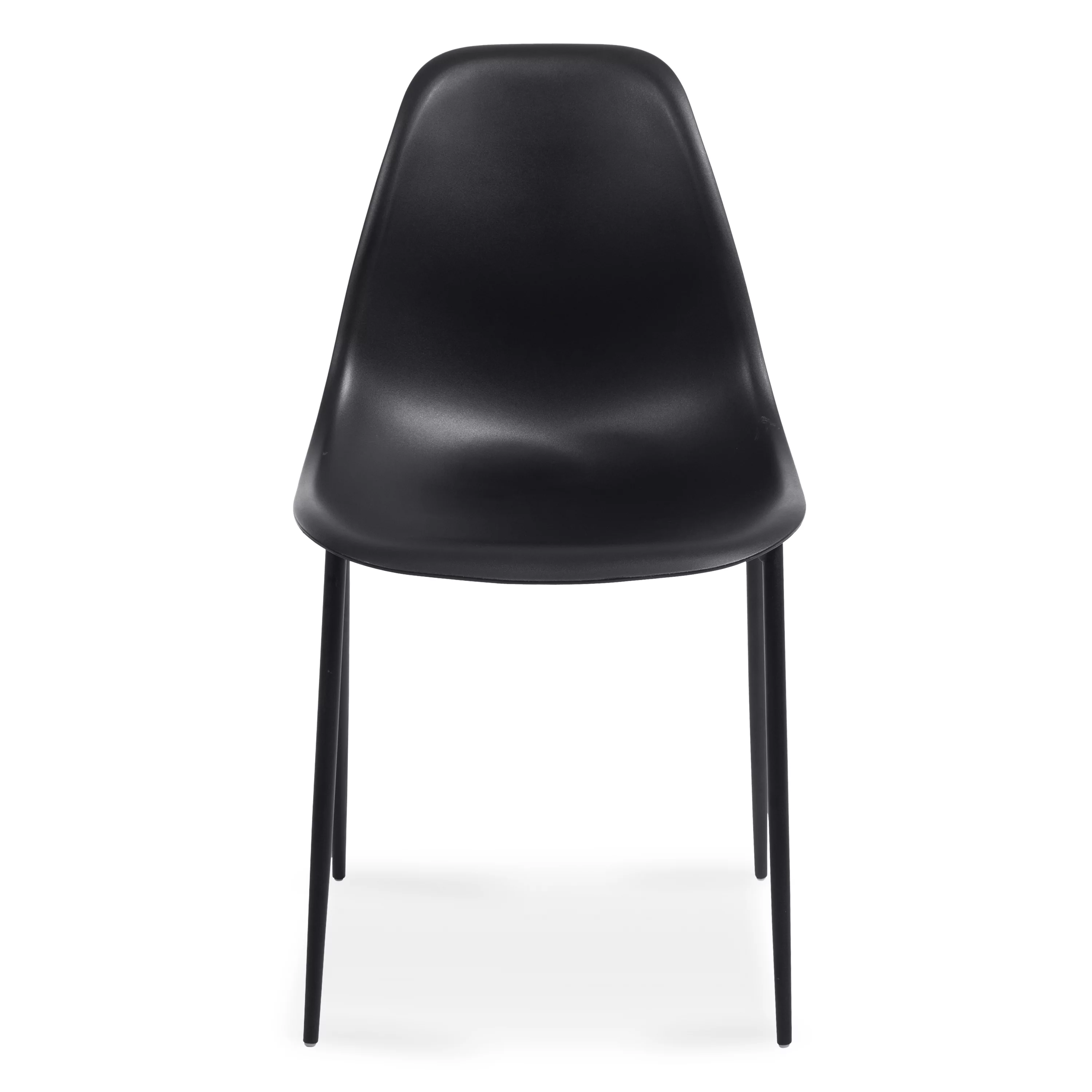 Poly & Bark Isla Chair in Black (Set of 4)