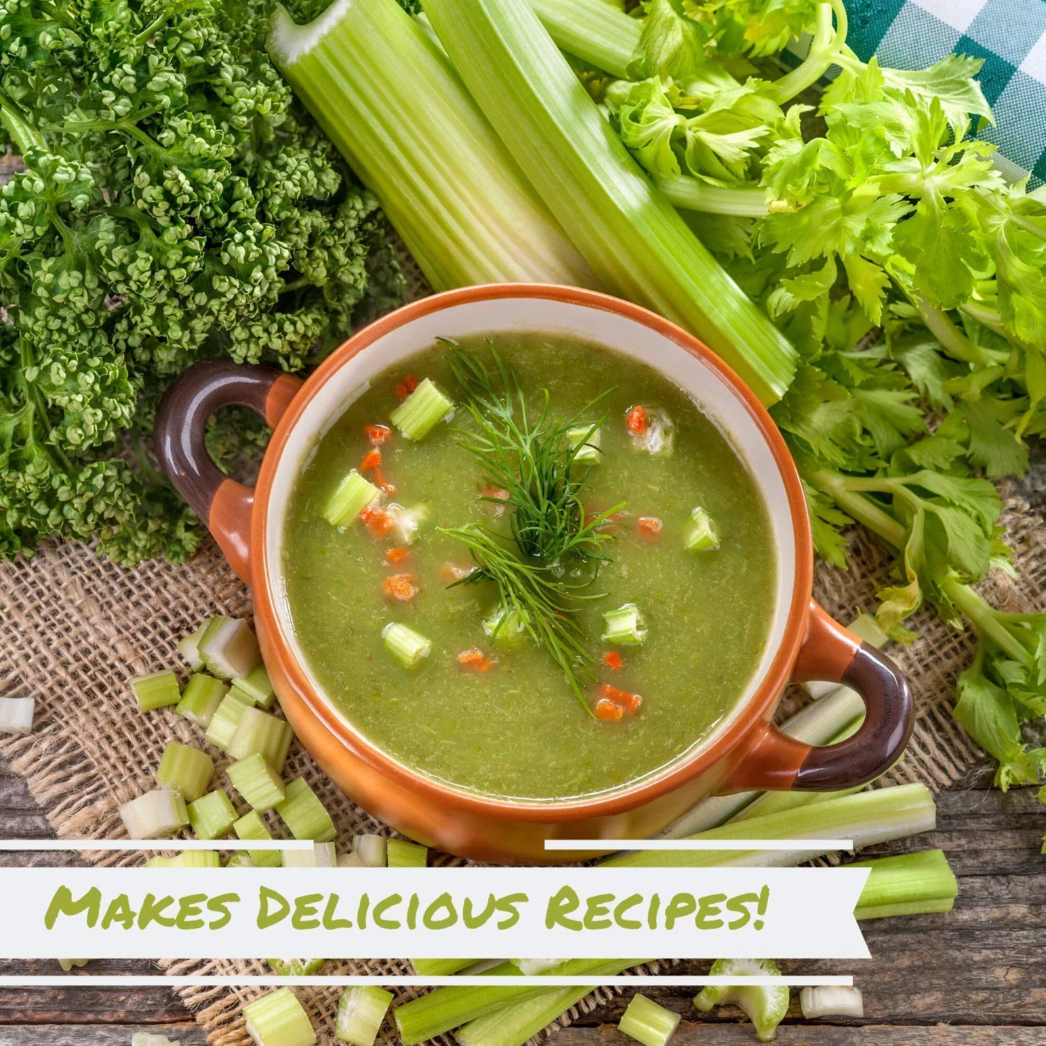 Dried Celery Flakes By , 1 Lb (16 Oz) Bulk Bag| Dehydrated Chopped Crosscut Celery Stalk & Leaf