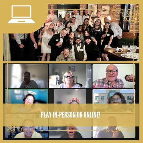 Roaring 20s Murder Mystery Game: Death by Bathtub Gin | Murder Mystery Games | Flexible 4-20+ Players | Physical Game Kit