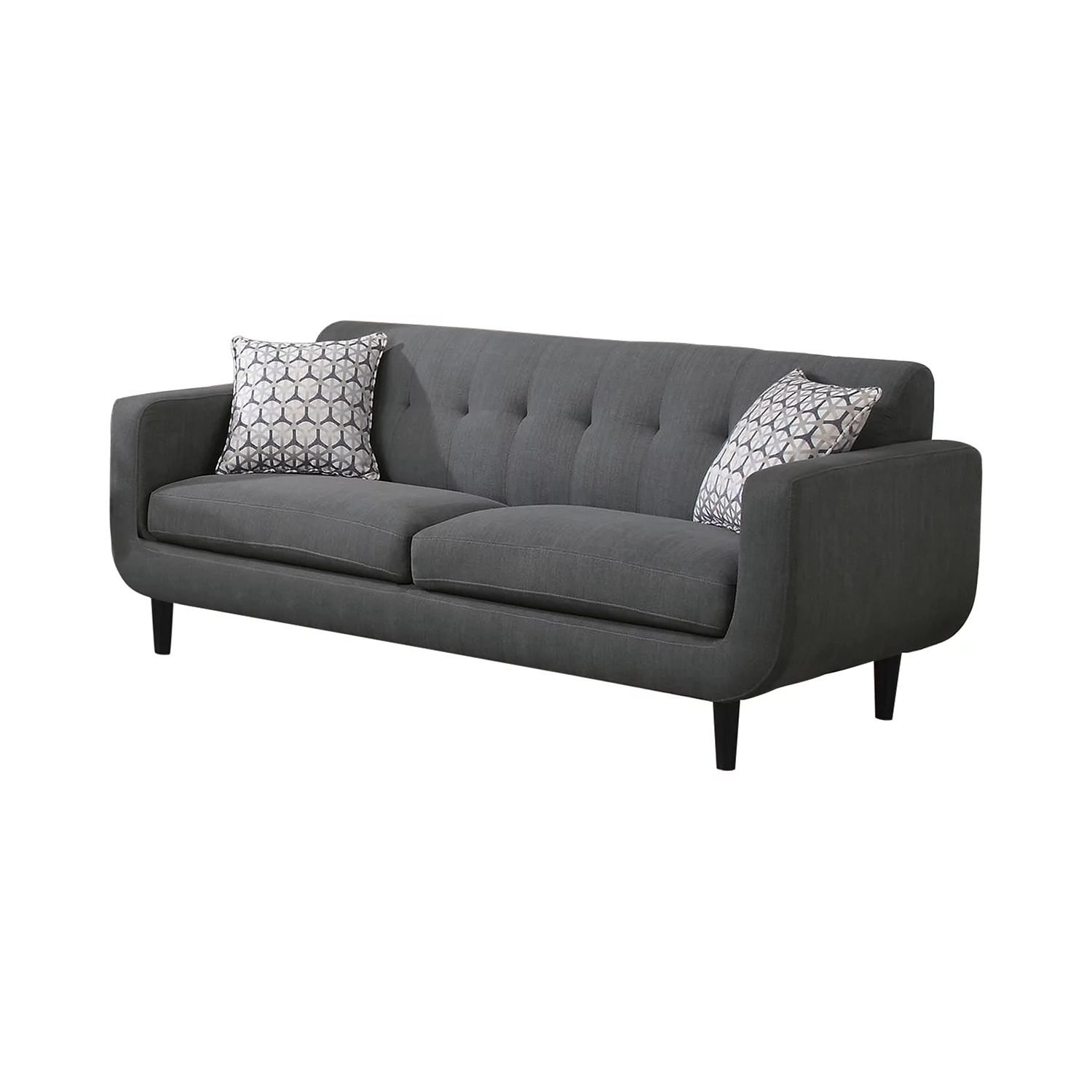 Stansall Tufted Back Sofa Grey