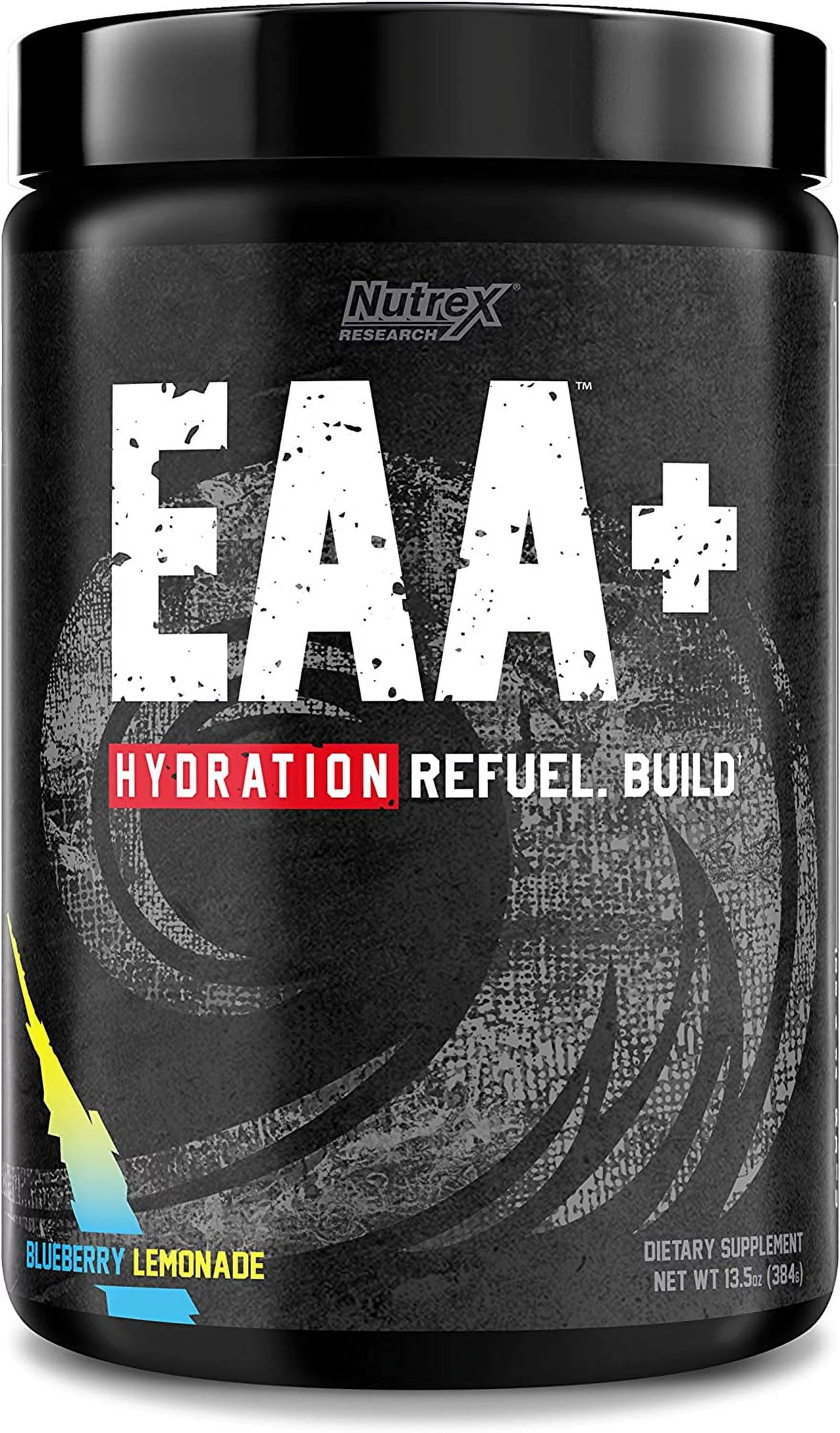 Nutrex EAA Hydration | Muscle Recovery, Strength | Blueberry Lemonade 30 Servings
