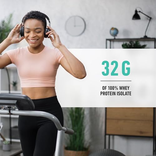 Isopure Zero Carb 32g Clear Protein Ready-to-Drink, Whey Protein Isolate, Blue Raspberry, 12 Pack (Packaging May Vary)