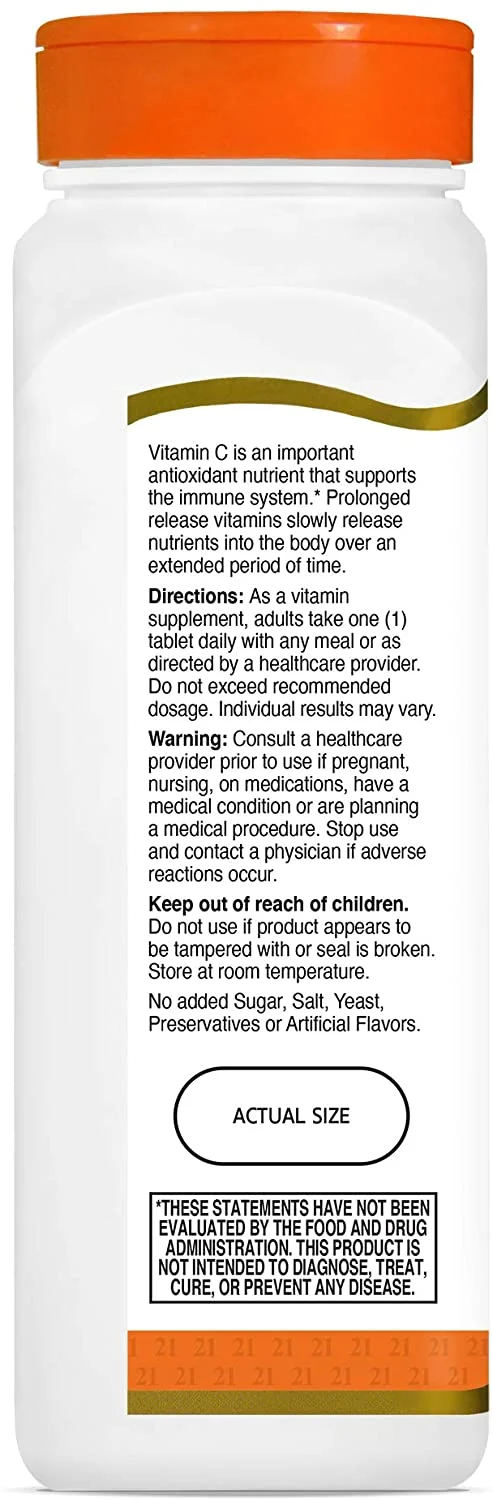 21st Century C-1000 Prolonged Release Vitamin Supplement, 110 Tablets - (Pack of 2)