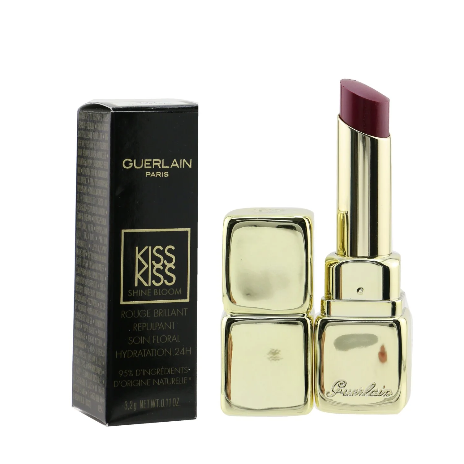 Guerlain KissKiss Shine Bloom Lip Colour - # 739 Cherry Kiss  3.2g/0.11oz