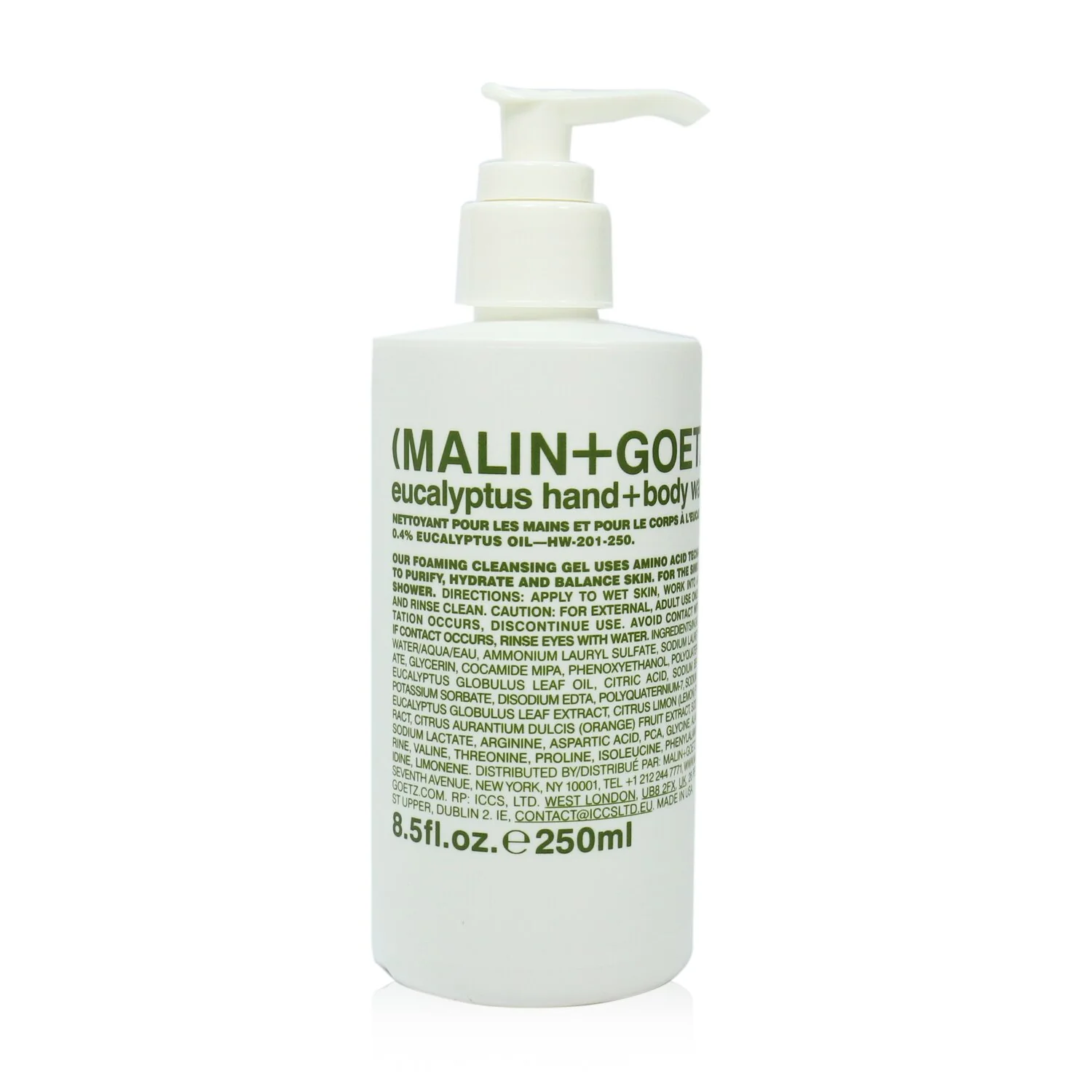 MALIN+GOETZ Eucalyptus Hand+Body Wash  250ml/8.5oz