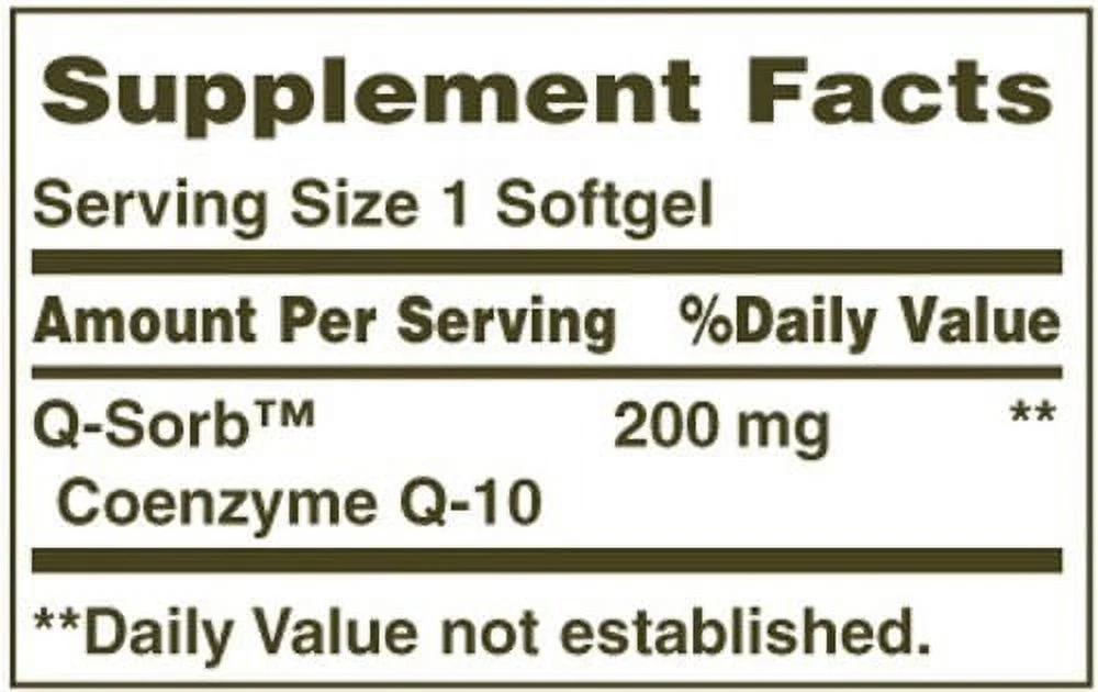 Nature's Bounty Co Q-10 200 mg, 45 Softgels