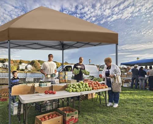 ABCCANOPY Pop Up Canopy - Outdoor Patio Portable Canopy Tent Heavy Duty for Backyard and Deck with 4 Sandbags(White, 10x10)