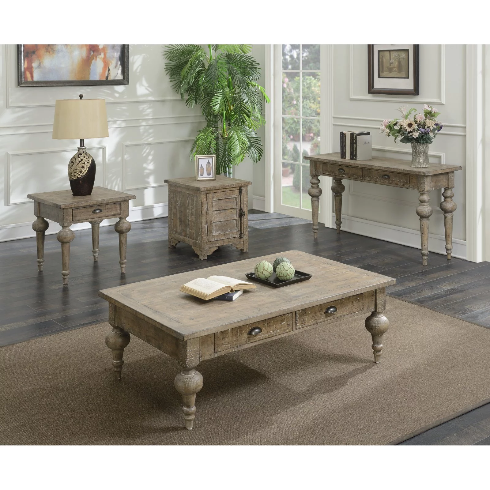 Wallace & Bay Haynes Coffee Table, Brown