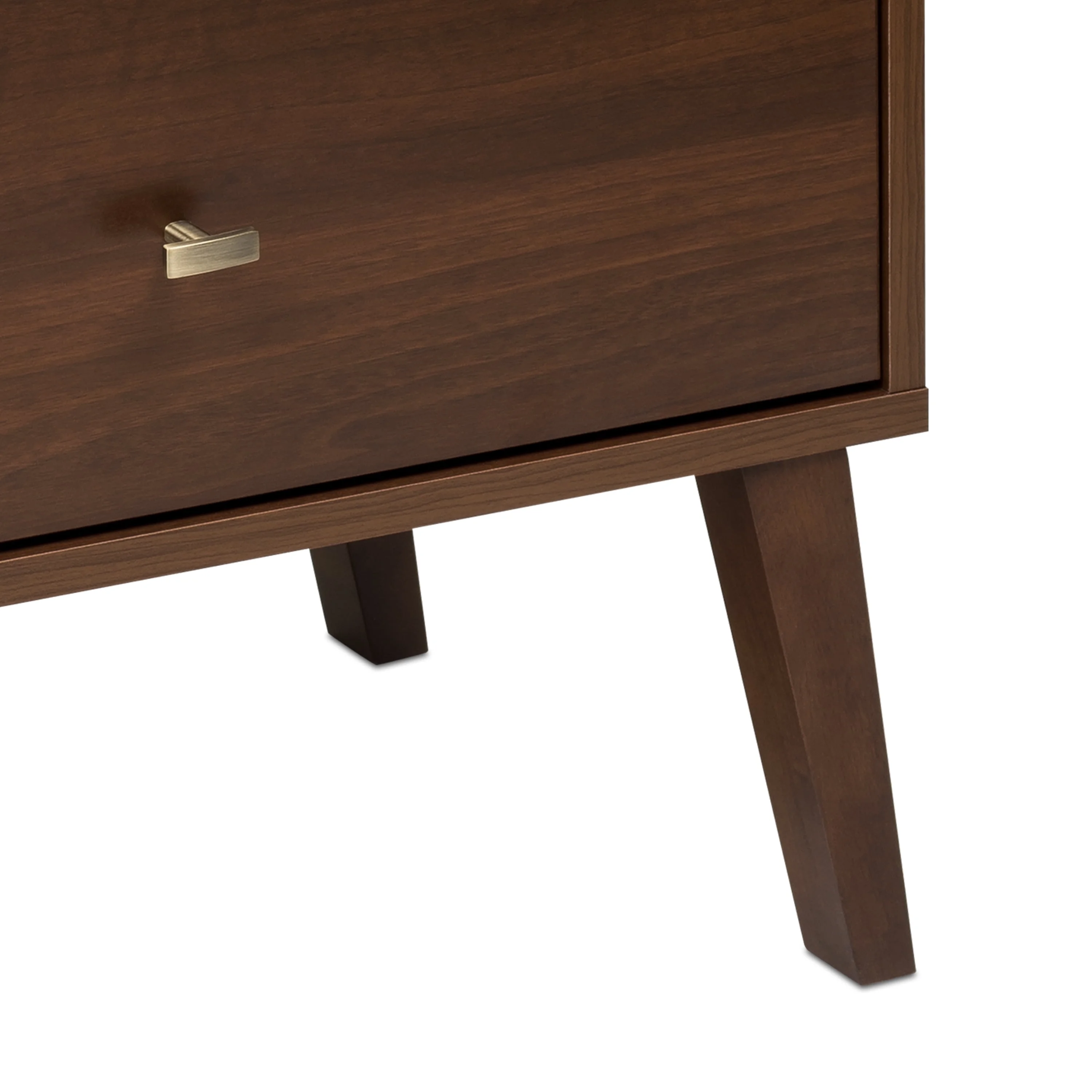 Prepac Milo Mid-Century Modern 2-Drawer Nightstand, 16