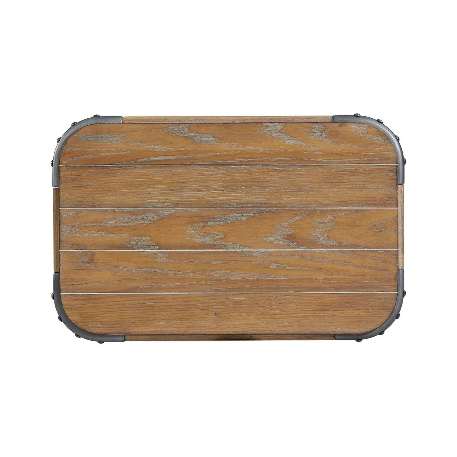 Riverside Furniture Zenith Wood Chairside Table in Ginger Brown