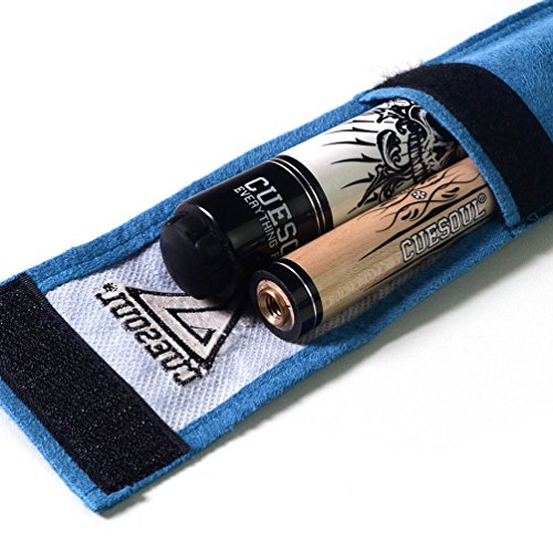 CUESOUL 58 inch 19/20/21 oz 1/2 Maple Pool Cue Stick Kit-Rockin Series