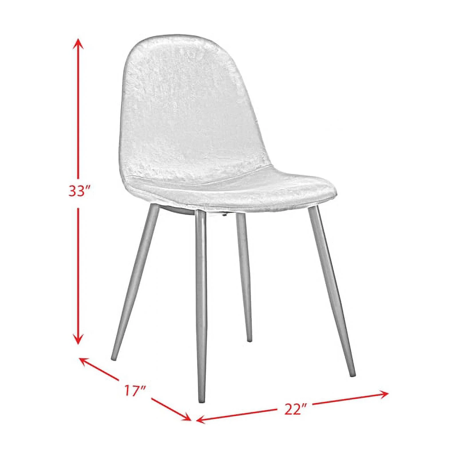 Picket House Furnishings Isla Velvet Side Chair in Emerald