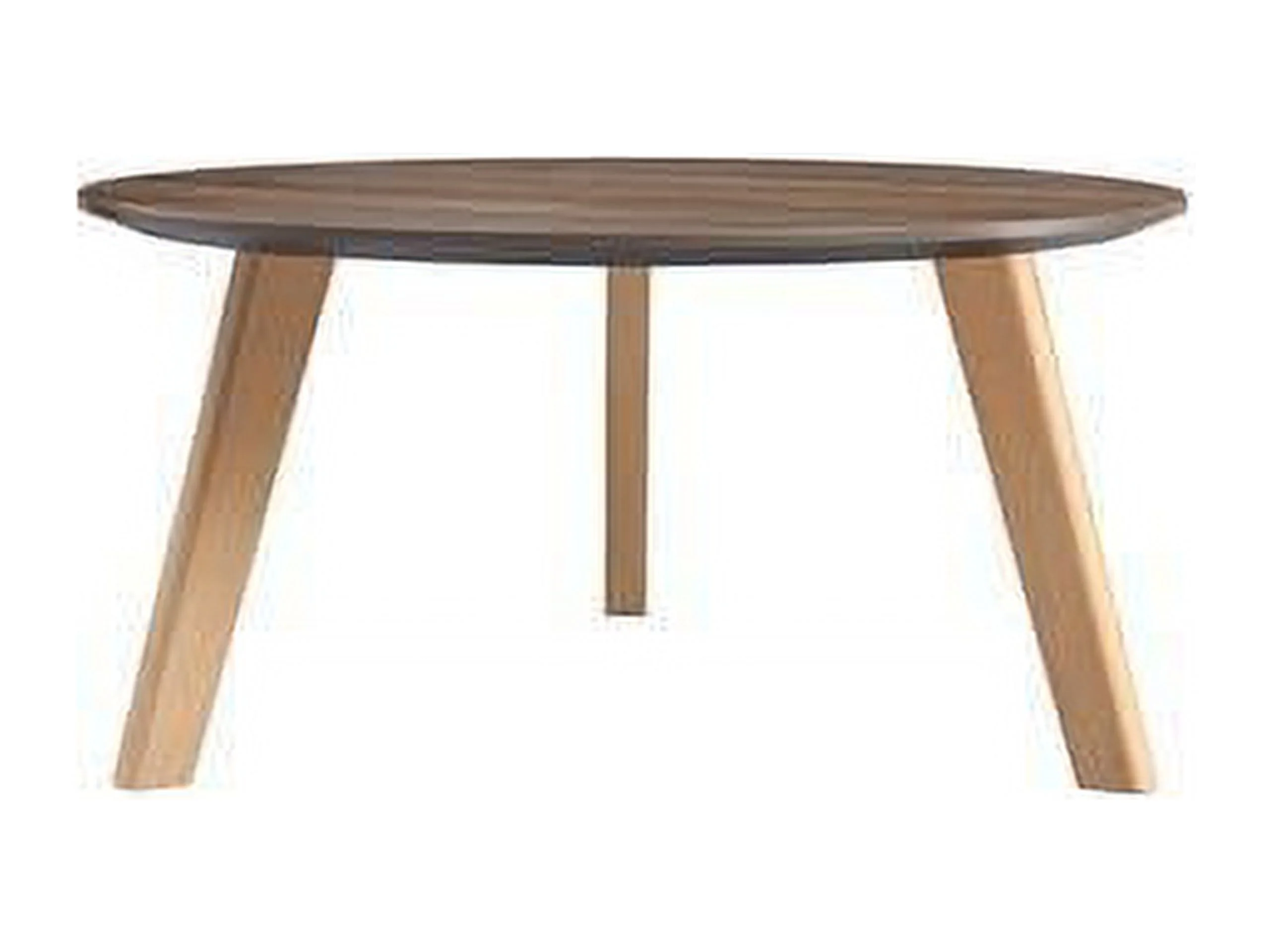 Lorell Relevance Walnut Round Coffee Table