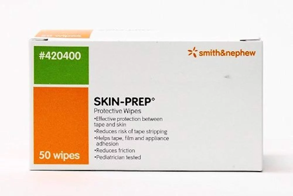 Smith & Nephew Skin-Prep Protective Adhesive Dressing Wipes, 50 ct, 2 Pack