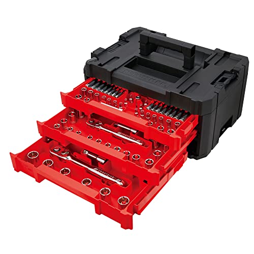 Craftsman 262-Piece Mechanic Tool Set, Master Socket Set with 3-Drawer VERSASTACK Tool Box, SAE/Metric Set (CMMT45309)