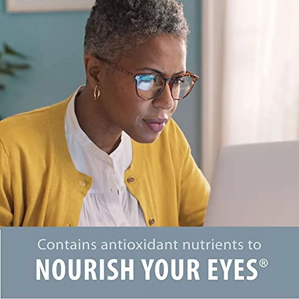 Bausch + Lomb Ocuvite Vitamin & Mineral Supplement Tablets with Lutein, 120 Count Bottle (Pack of 2)