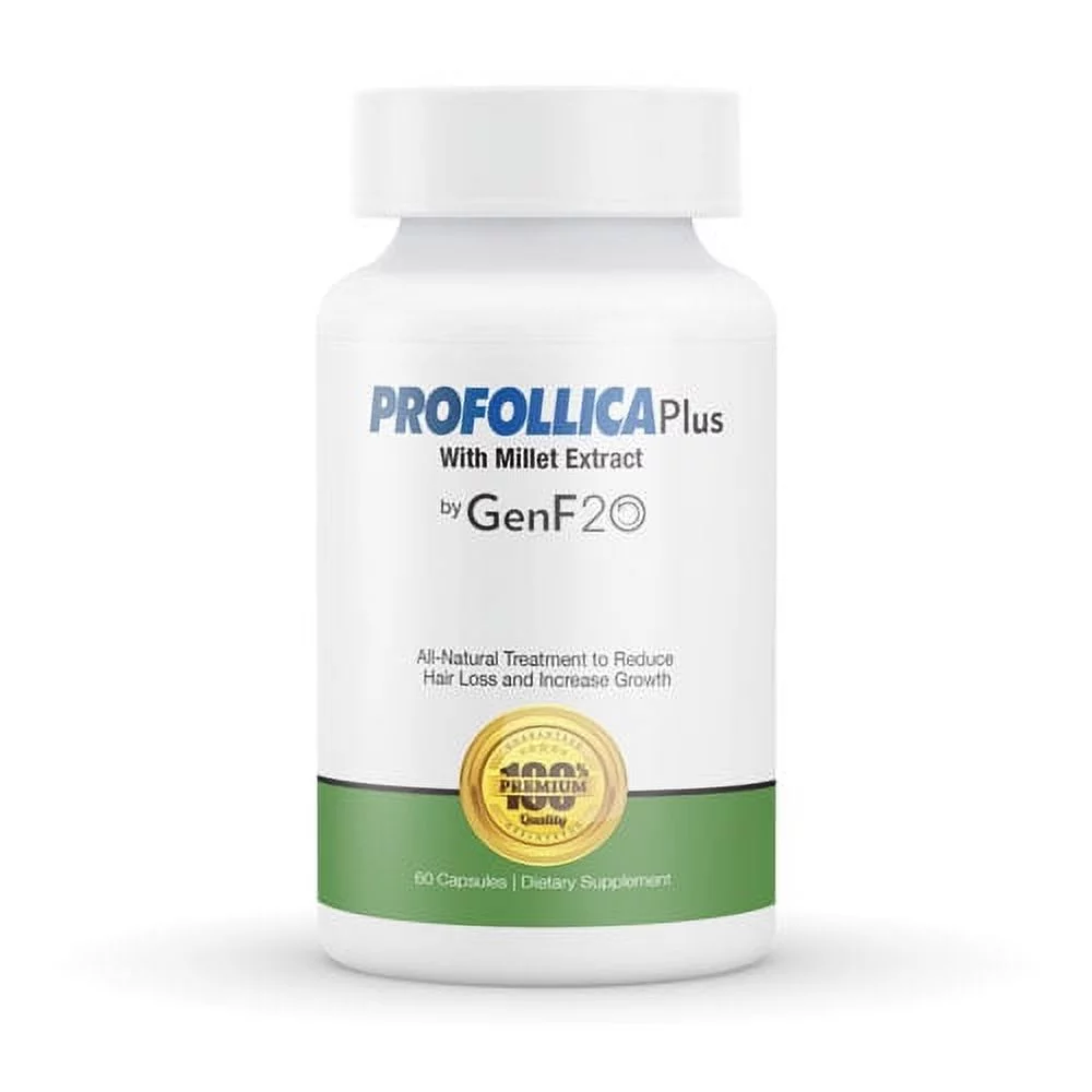 Profollica Plus with Millet Extract by GenF20 Reduce Hair loss 60 Capsules