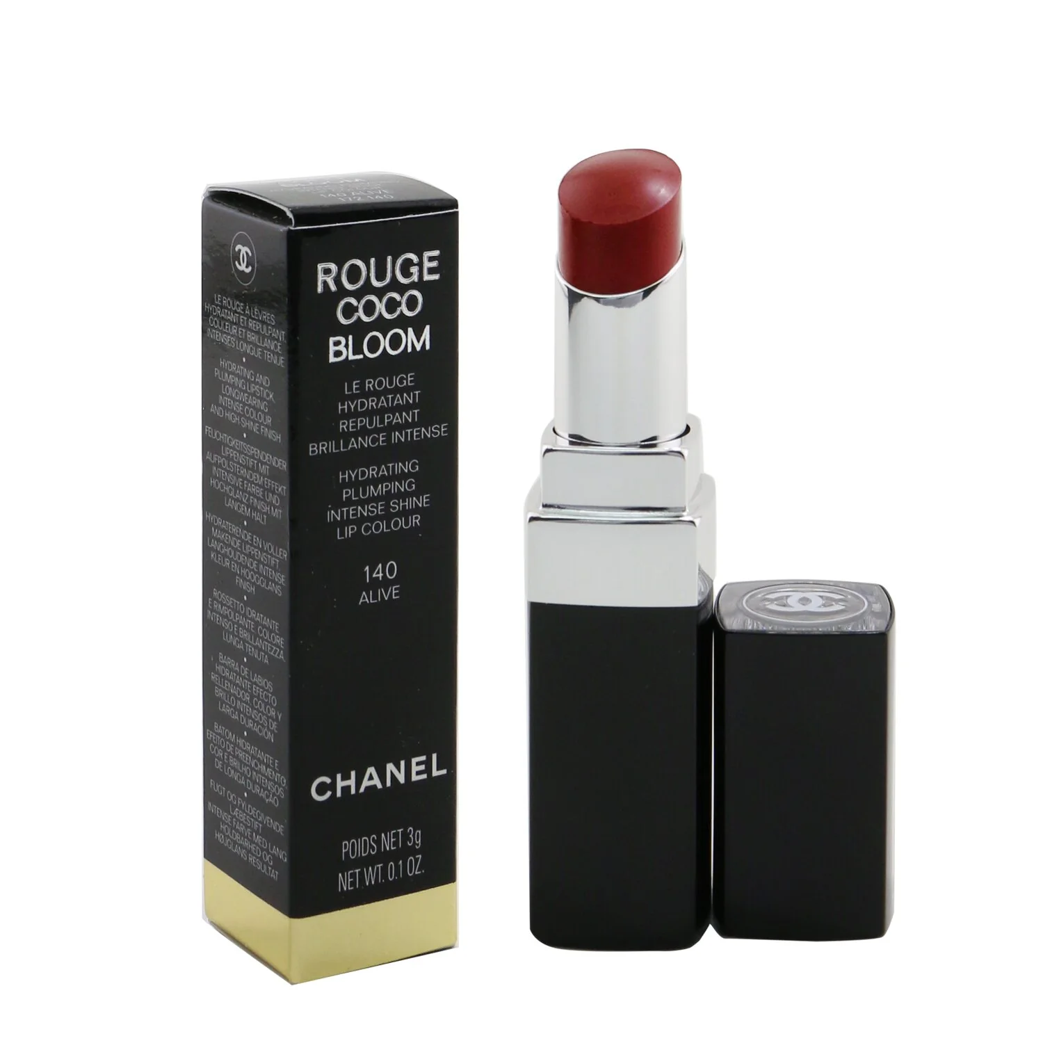 Chanel Rouge Coco Bloom Hydrating Plumping Intense Shine Lip Colour - # 132 Vivacity  3g/0.1oz