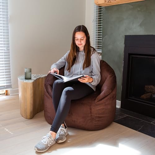 Big Joe Milano Lenox Denim Cobalt Beanbag Chair