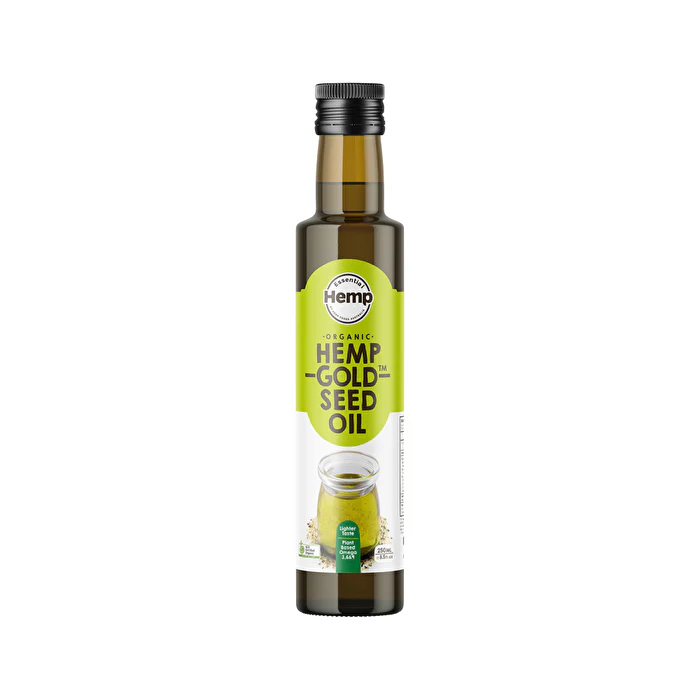 Hemp Foods Australia Organic Hemp Gold Seed Oil Contains Omega 3, 6 & 9 6x250ml