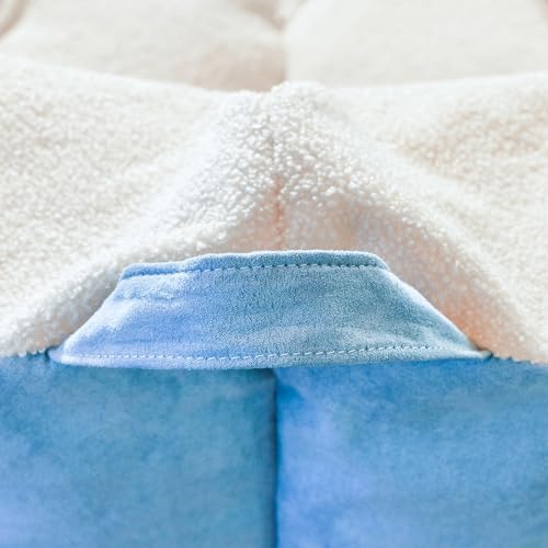 Big Joe Milano Lenox Denim Cobalt Beanbag Chair