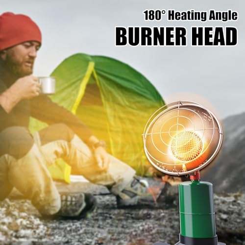 Buyplus Propane Heater - 6200BTU Portable Patio Heaters for Outdoor Use, Camping Heater with Electronic Ignition