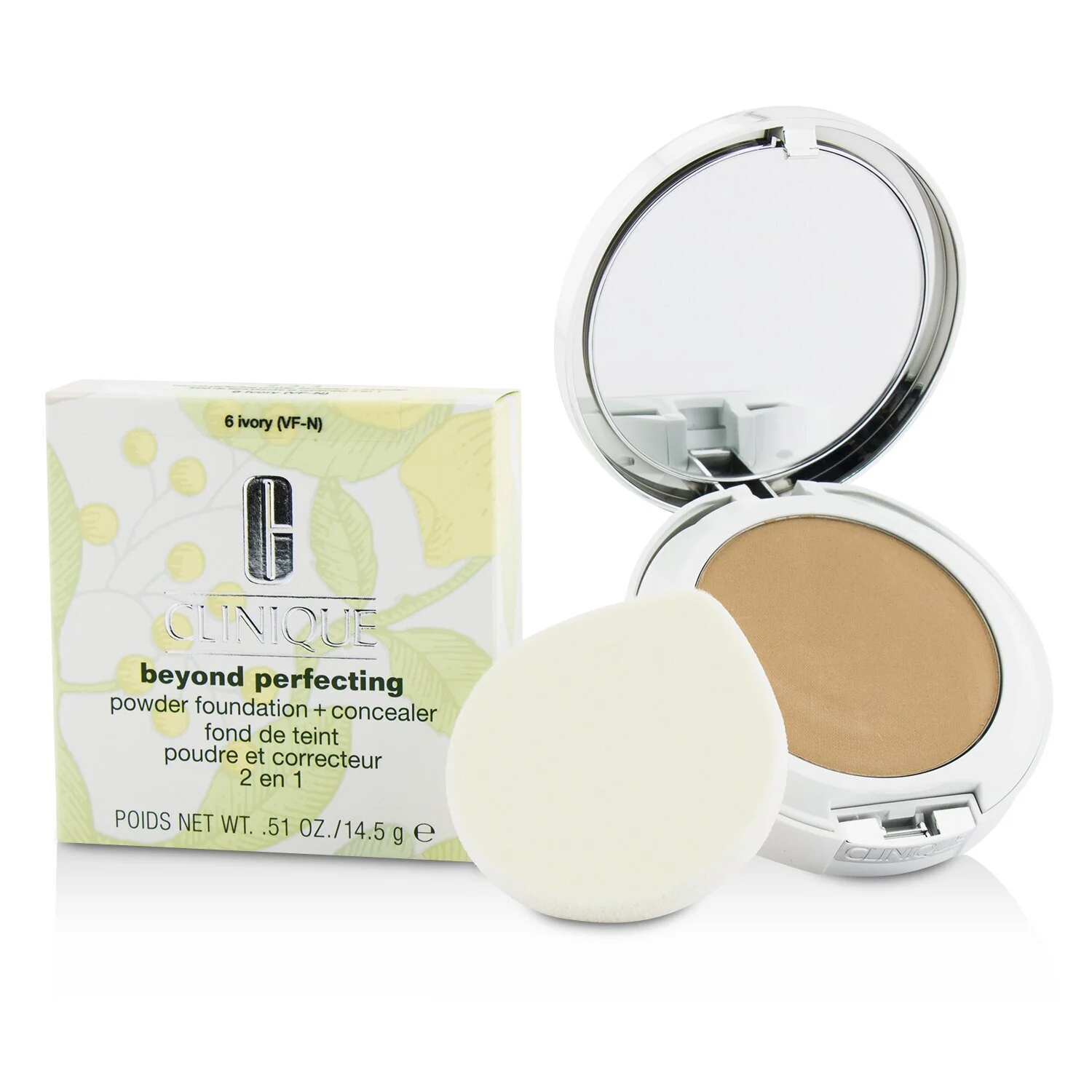 Clinique Beyond Perfecting Powder Foundation + Corrector - # 09 Neutral (MF-N) (Unboxed)  14.5g/0.51oz