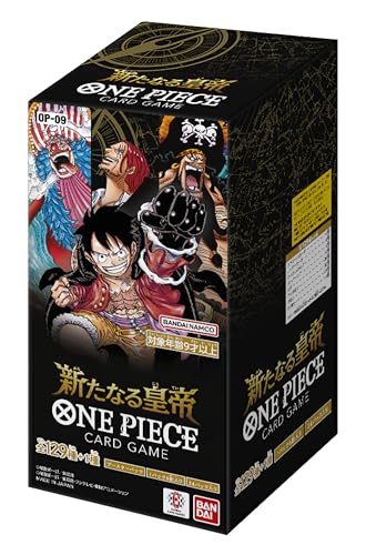 Bandai OP-09 One Piece The New Emperor Card Game Booster Box - 6 Cards per Pack - 24 Packs