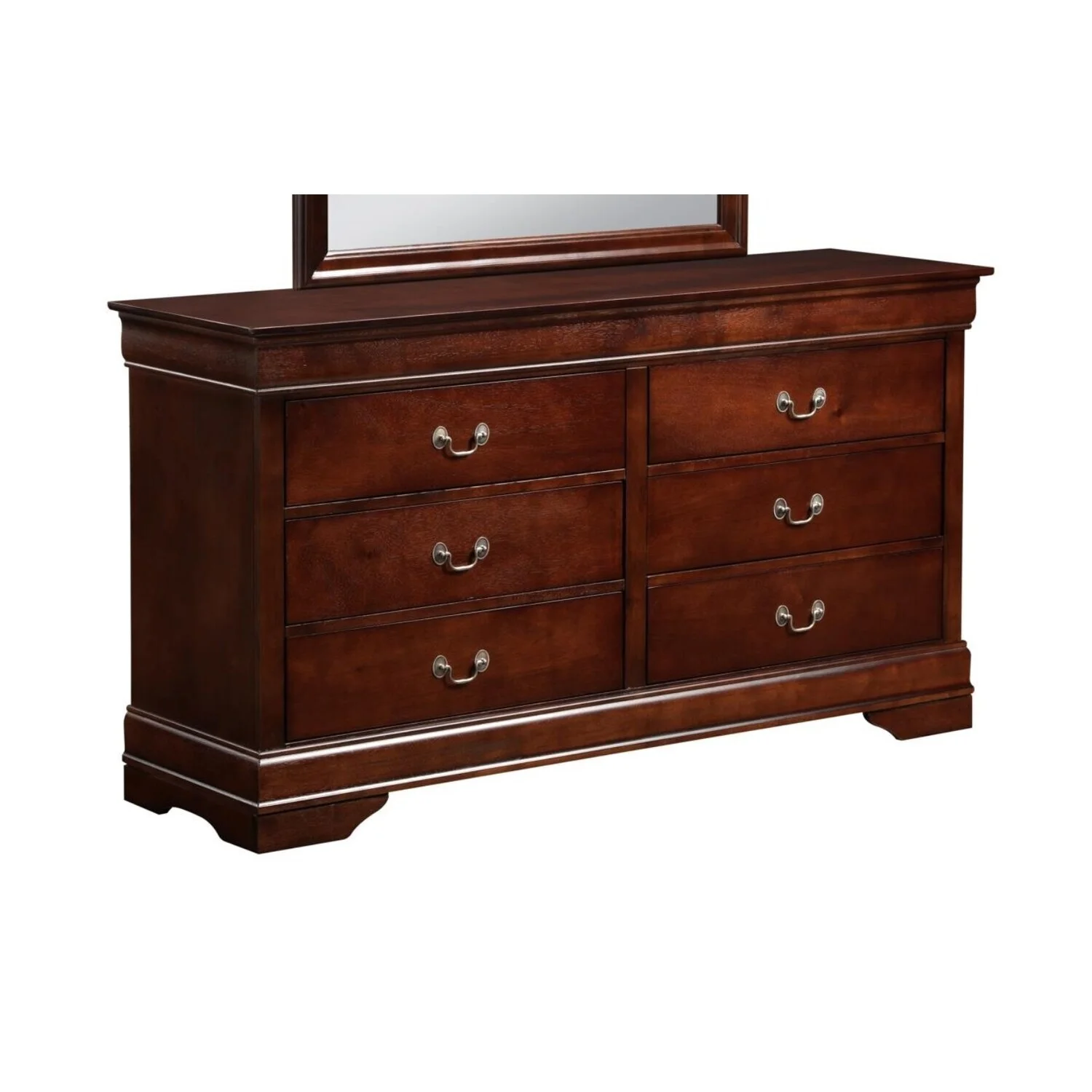 Myco Furniture  Cherry Louis Philippe Dresser - Cherry