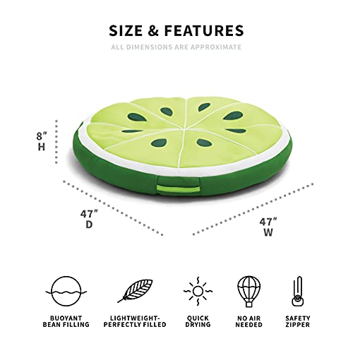 Big Joe Fruit Pool Floats, No Inflation Needed, Quick Draining Fabric, Round Loungers and Pool Noodles